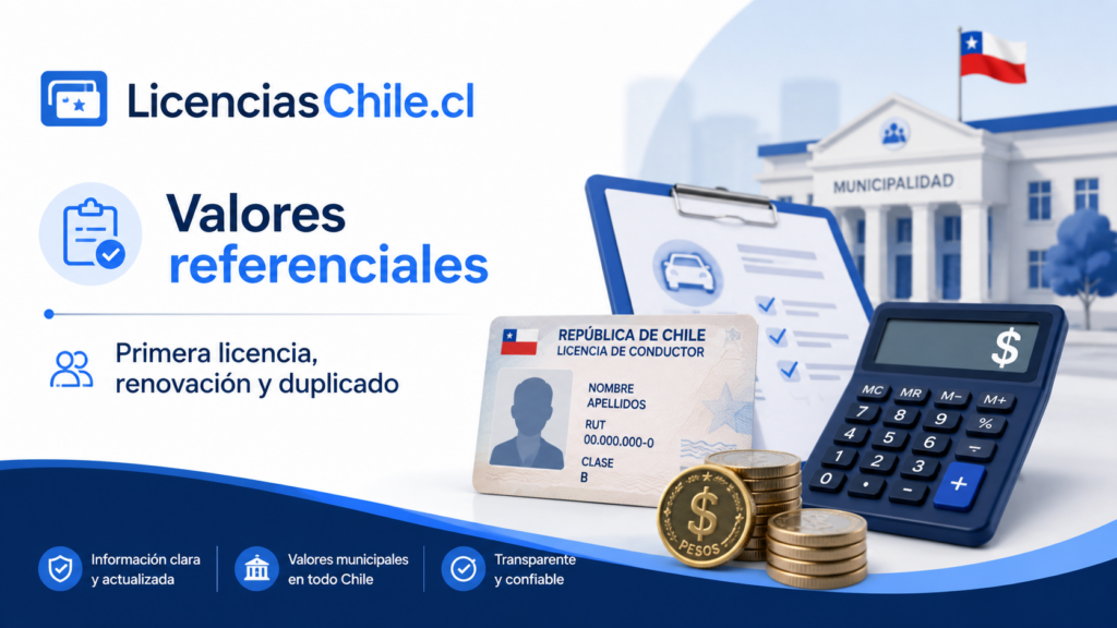 Cuánto cuesta una licencia de conducir en Chile