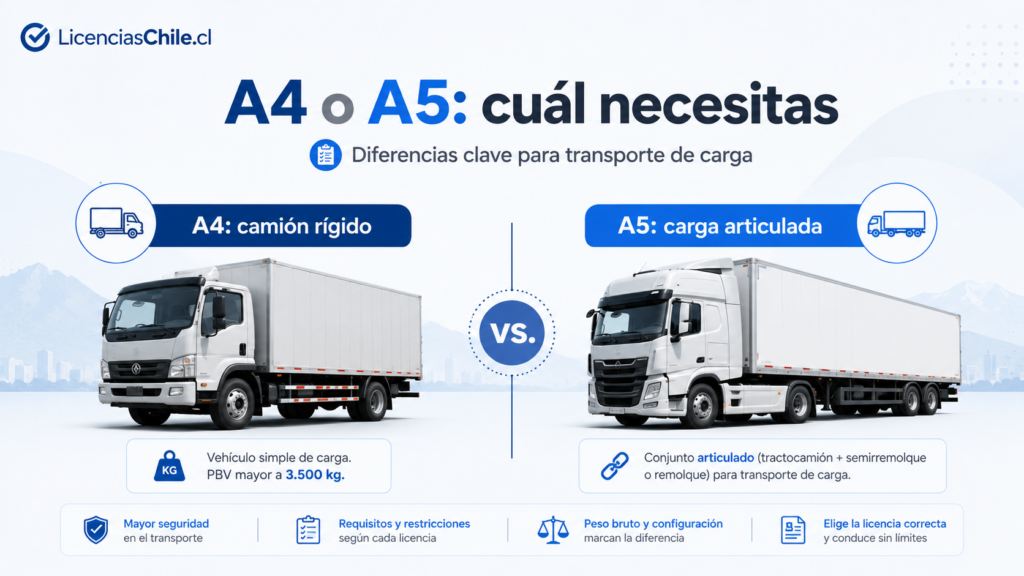 Licencia A4 y A5