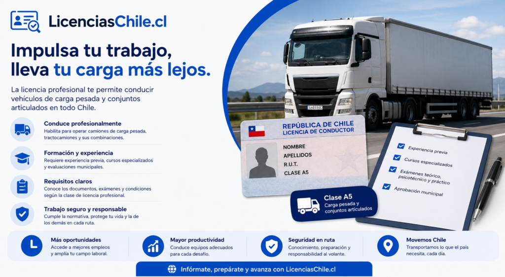 Licencia A5 en Chile