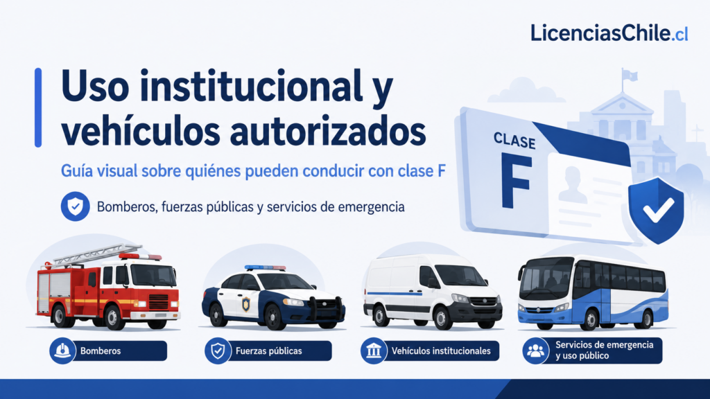 Licencia clase F Chile