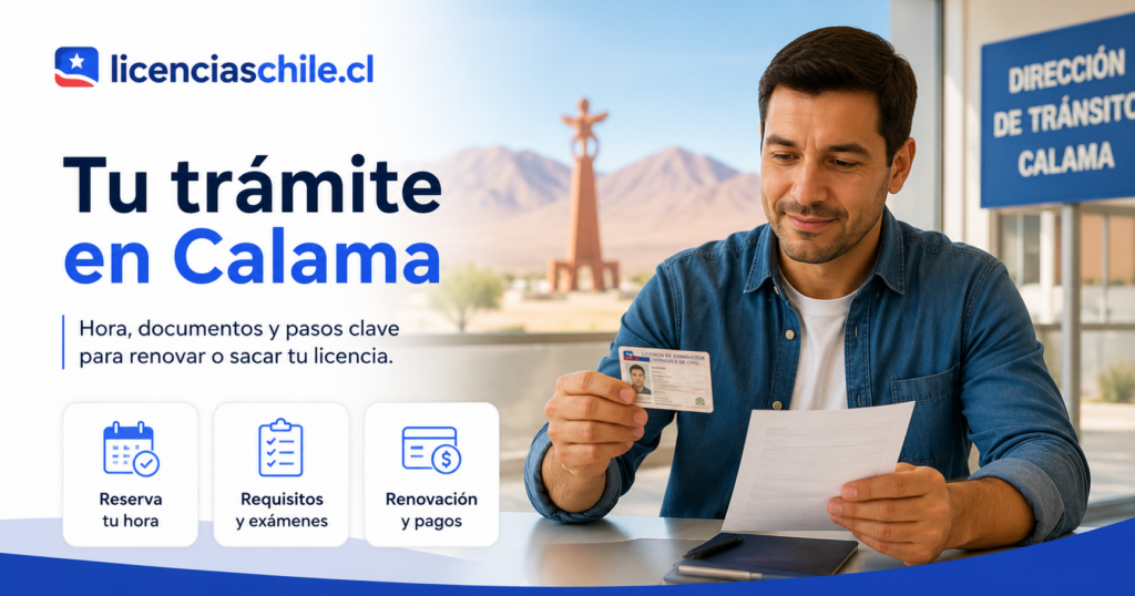 Licencia de conducir en Calama