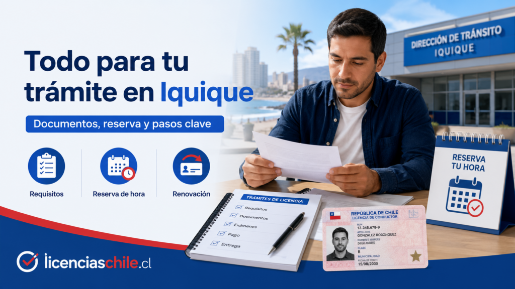 Licencia de conducir en Iquique