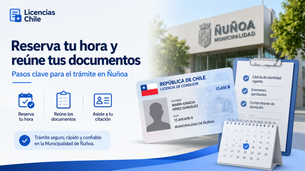 Licencia de conducir en Ñuñoa