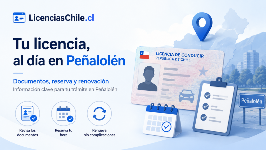 Licencia de conducir en Peñalolén