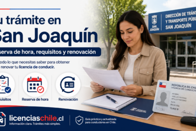 Licencia de conducir en San Joaquín