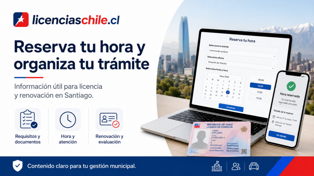 Licencia de conducir en Santiago
