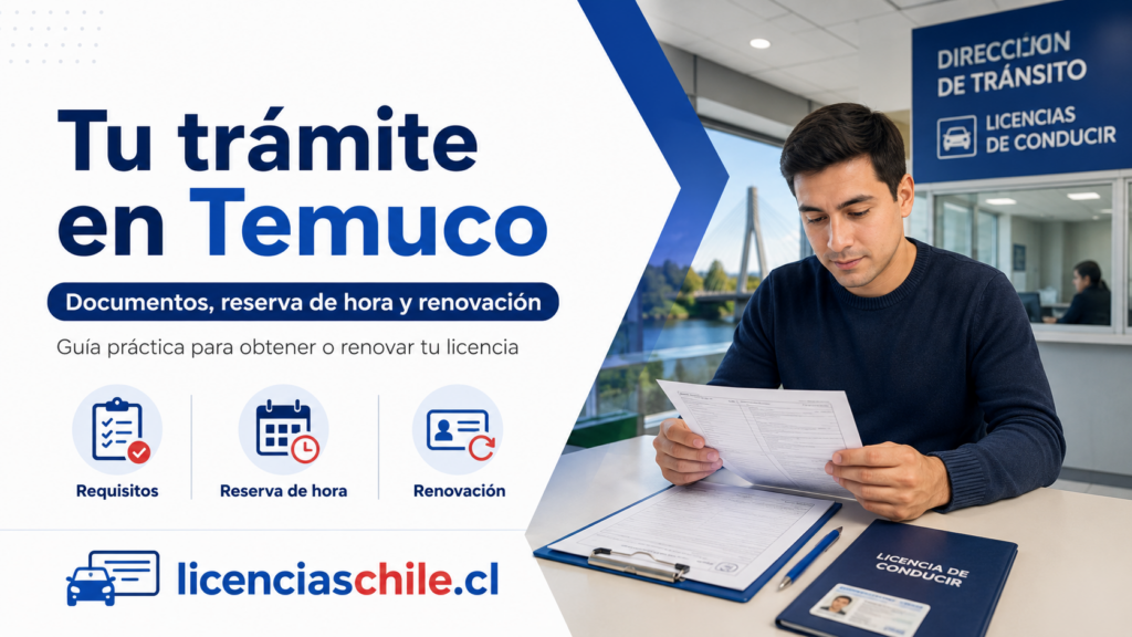 Licencia de conducir en Temuco
