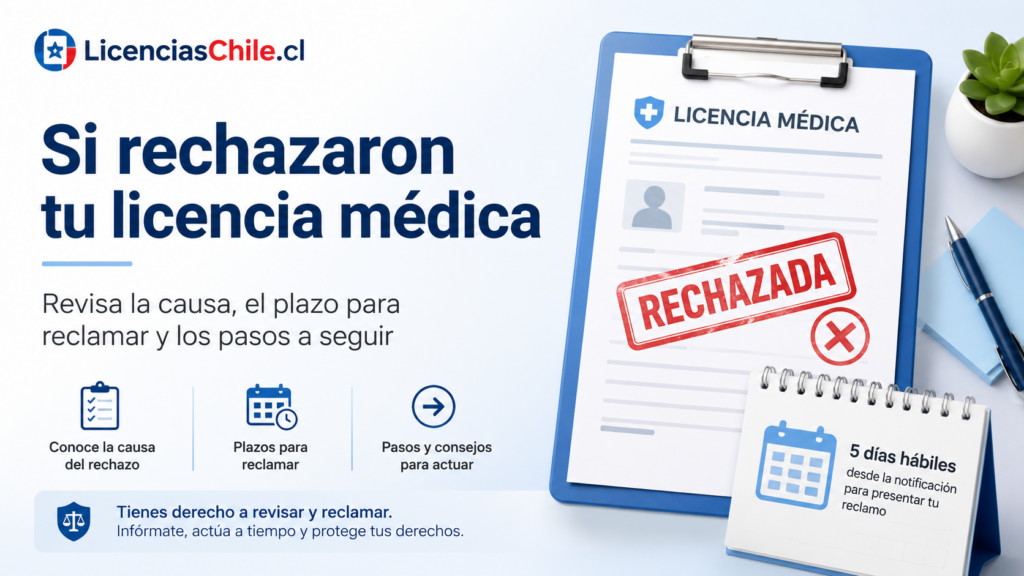 Licencia médica rechazada en chile