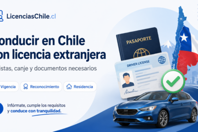 Licencias extranjeras válidas en Chile