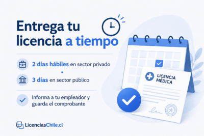 Plazo para entregar una licencia médica al empleador