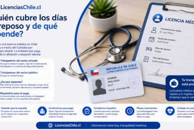 Quién paga una licencia médica en Chile y de qué depende