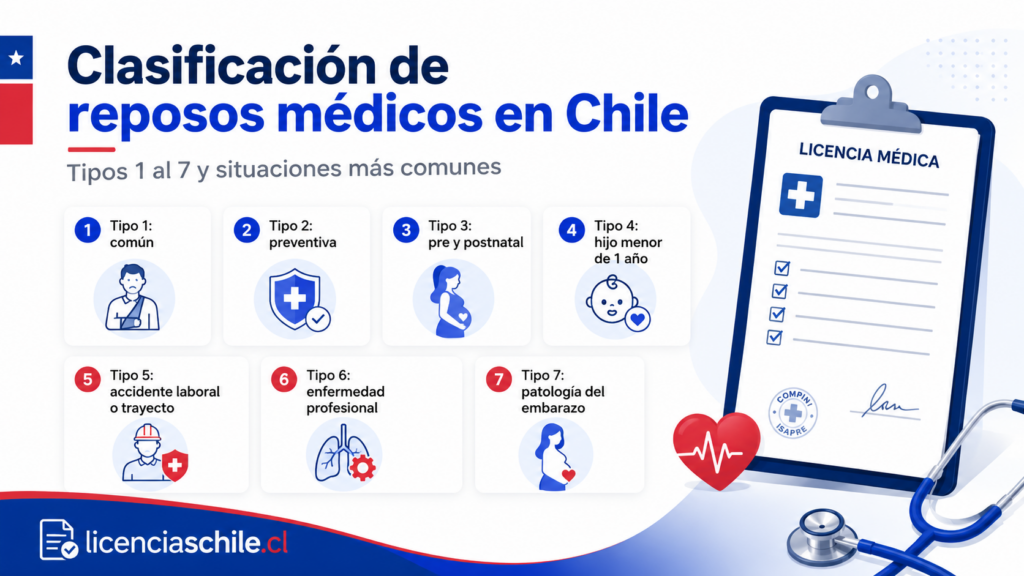 Tipos de licencias médicas