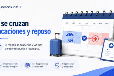 Vacaciones y licencia médica