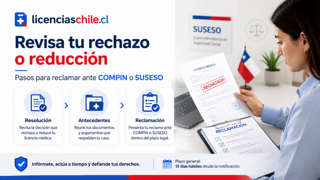 apelar una licencia médica ante SUSESO o COMPIN