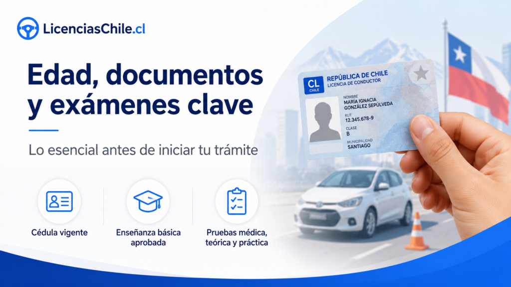licencia de conducir en Chile requisitos sencillos