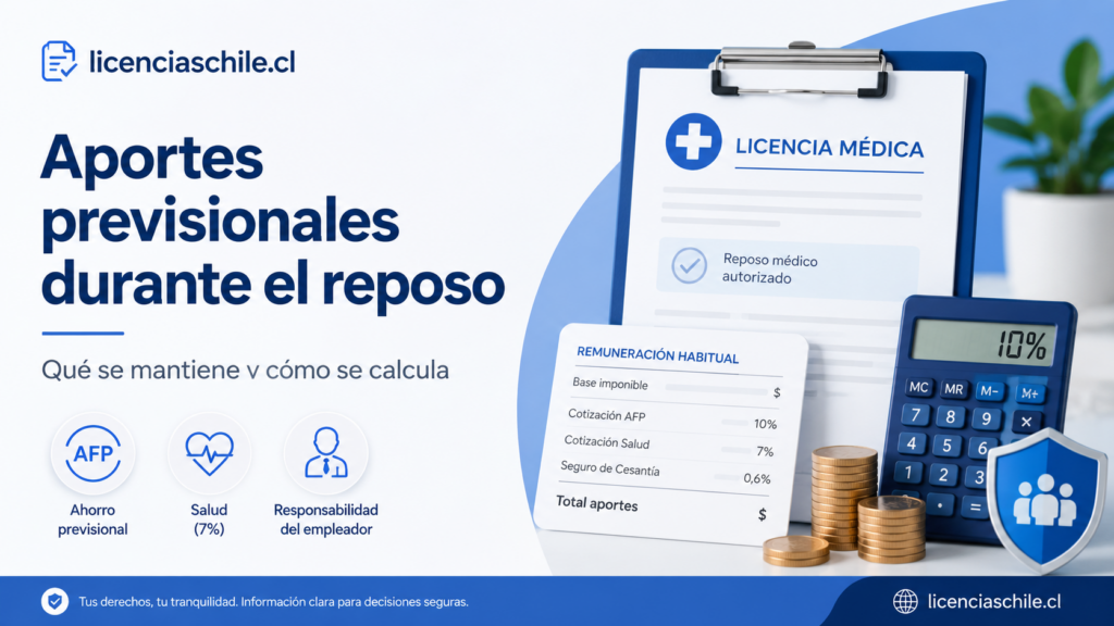 Cotizaciones durante una licencia médica