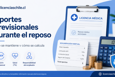 Cotizaciones durante una licencia médica