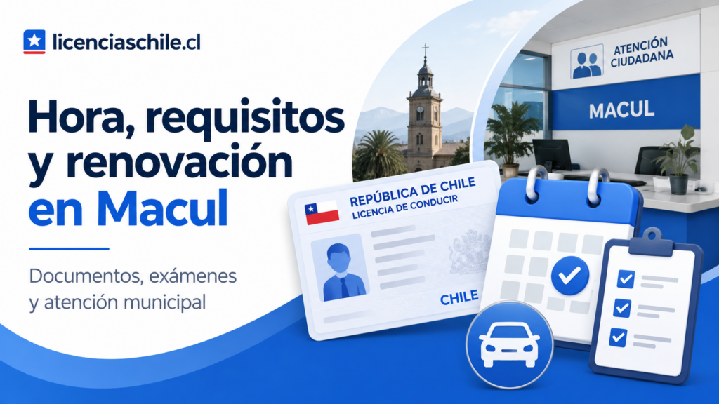 Licencia de conducir en Macul