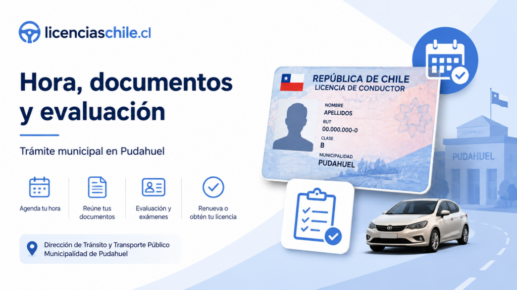 Licencia de conducir en Pudahuel
