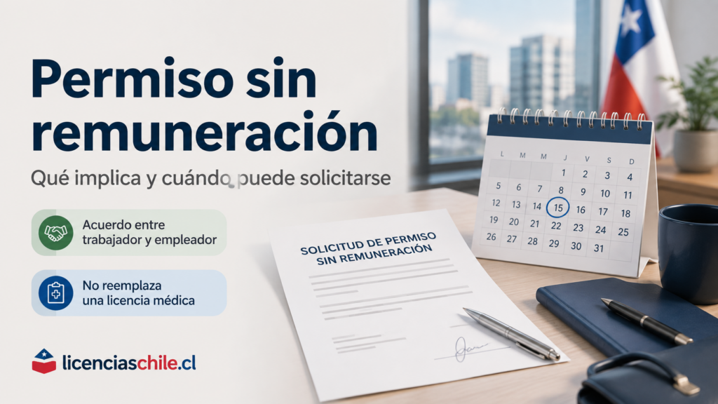 Licencia sin goce de sueldo