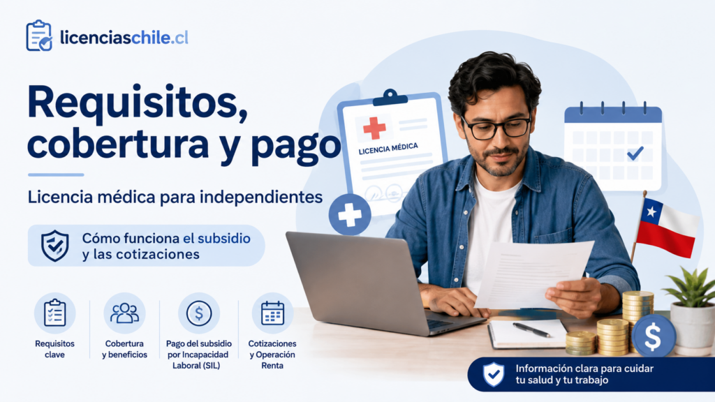 Licencias médicas para trabajadores independientes